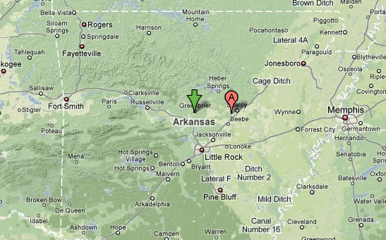 map of arkansas cities. Map of Arkansas