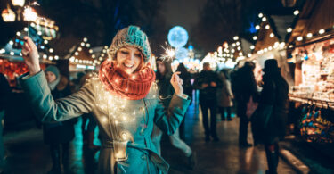 Woman at Winter Carnival