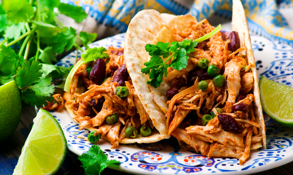 Slow Cooker Shredded Chicken Tex-Mex