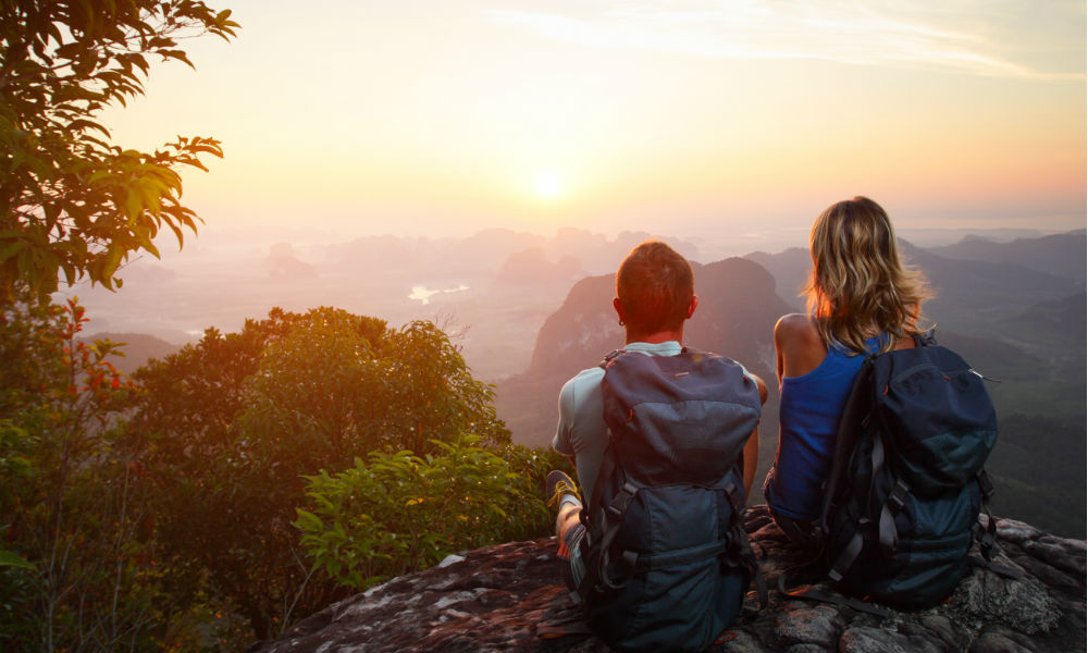 Honeymoon for hikers