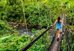 Suspension bridge, Guatemala