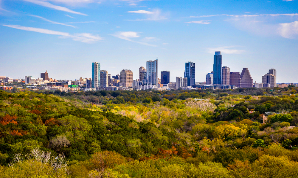 view of green space in the city of Austin