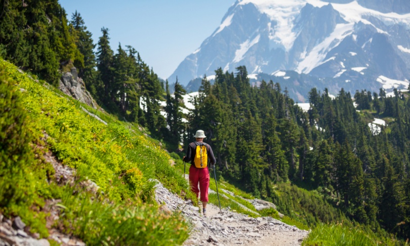 Hike in North Cascades National Park,Washington