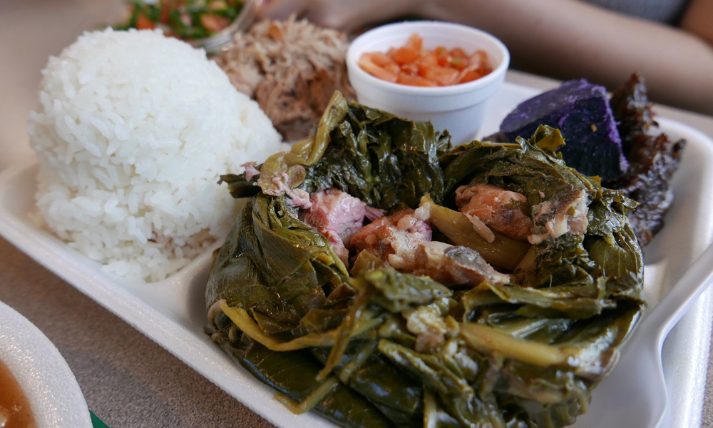 Laulau Hawaiian dish