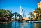 Traditional bridge at Dubai's old town souk