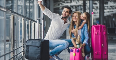 family traveling together