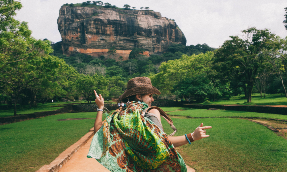 woman traveling