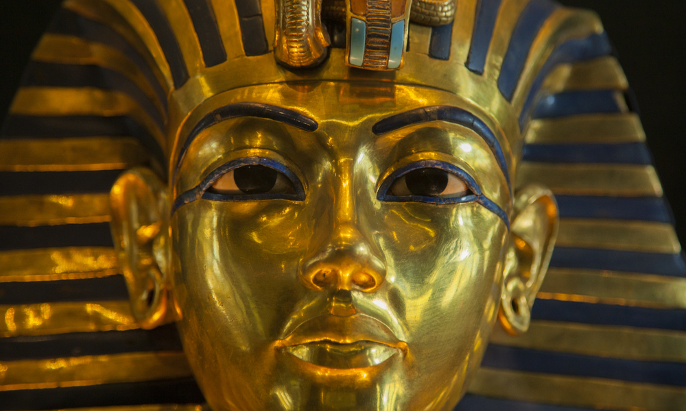 Funeral mask of the Pharoah Tutankhamun