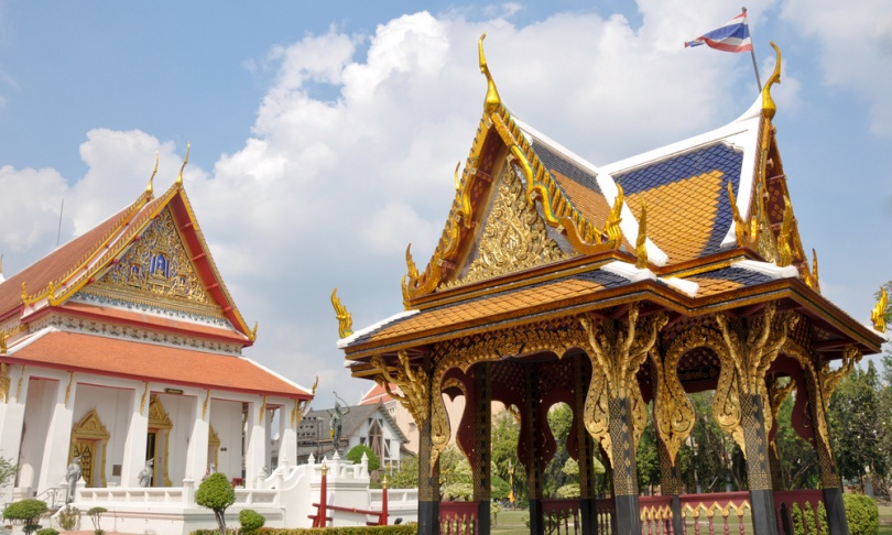 Pavilion near National Museum, Bangkok, Thailand -