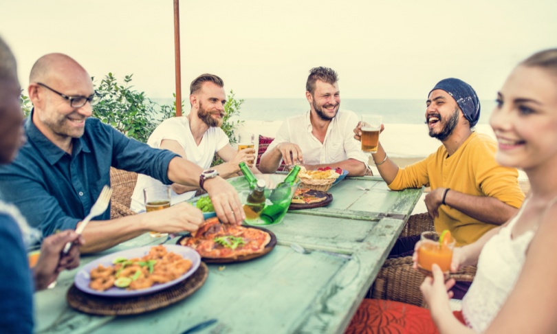 People Relaxation Beach Rest Concept