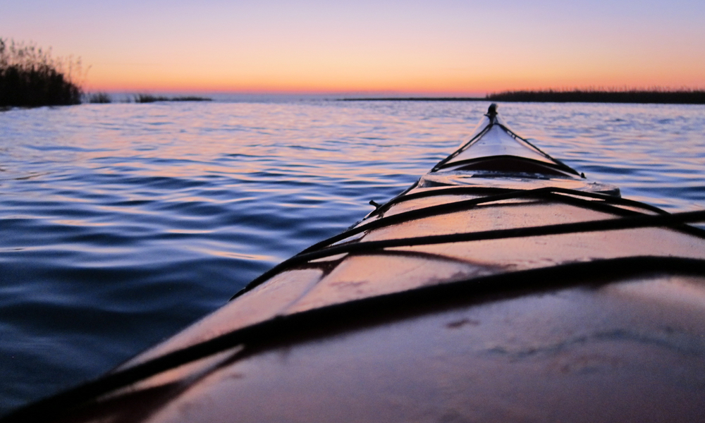 night kayaking