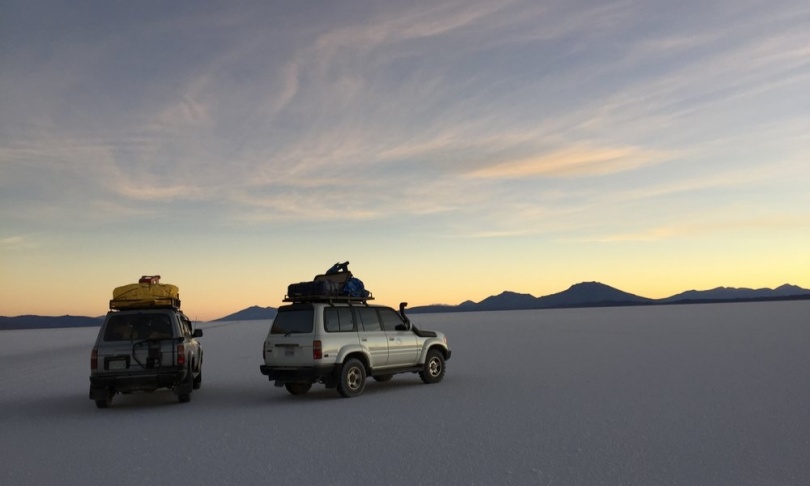 Sunset in the Bolivian Altiplano