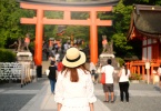 tourist in kyoto