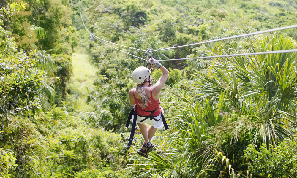 zip lining