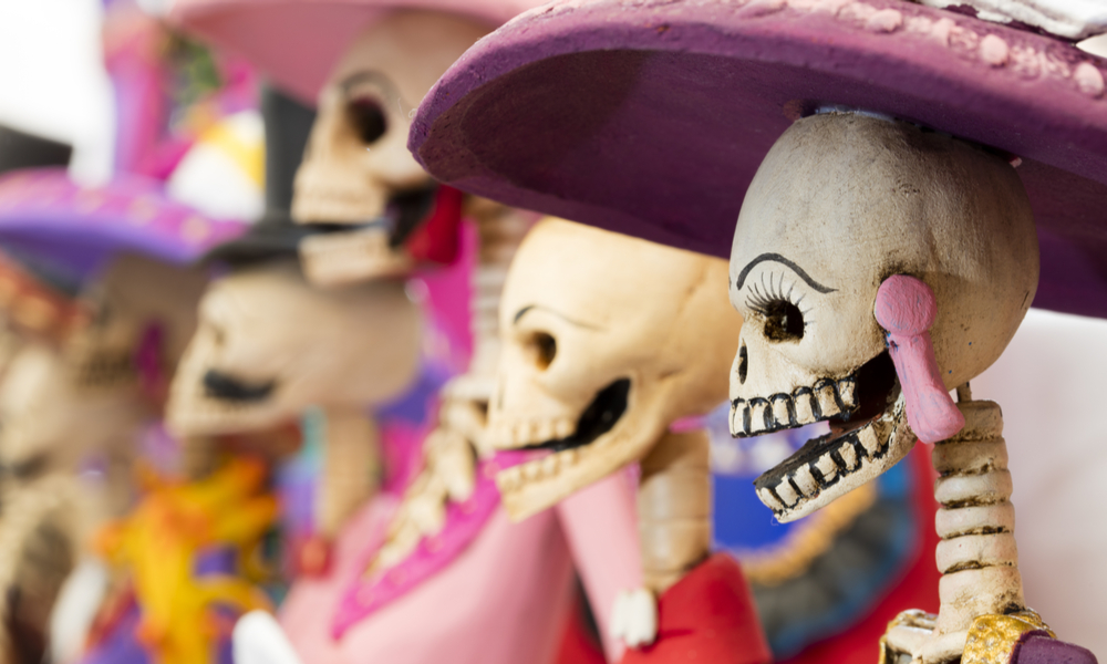  Best Places to Celebrate Day of the Dead in America: Mexican handicraft, day of the dead 