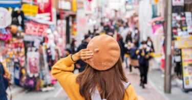 woman in tokyo japan