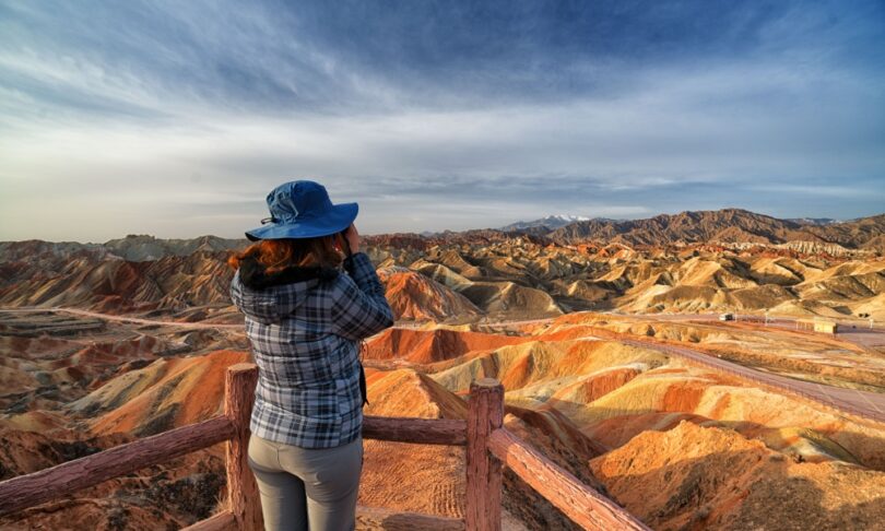 Rainbow moutain's Zhangye Danxia National Geological Park, Zhangye, Gansu - China