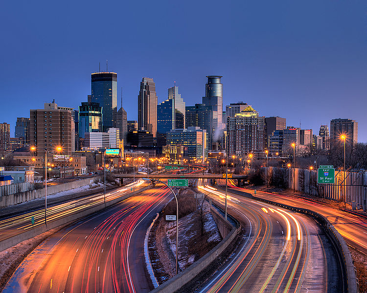 The Minneapolis skyline (Image: Wikimedia)