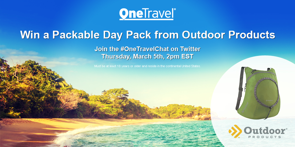 Win a Backpack from Outdoor Products Just for Chatting with Us!