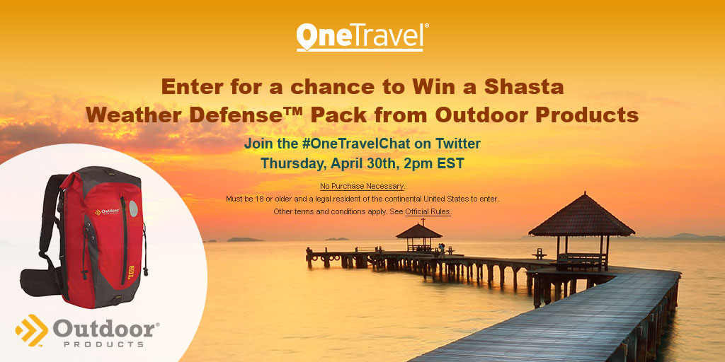 Win a Backpack from Outdoor Products Just for Chatting with Us!